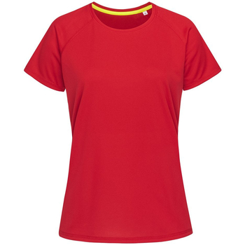 Textiel Dames T-shirts met lange mouwen Stedman  Rood