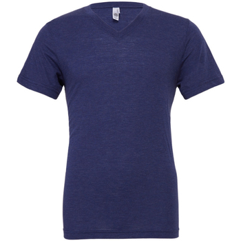 Textiel Heren T-shirts korte mouwen Bella + Canvas CA3415 Blauw