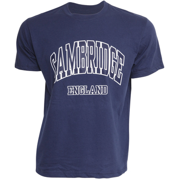 Textiel Heren T-shirts korte mouwen Cambridge University  Blauw