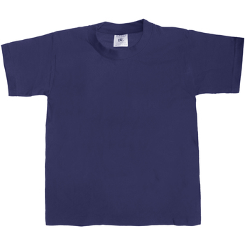 Textiel Kinderen T-shirts korte mouwen B And C Exact 190 Blauw