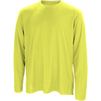 Textiel Heren T-shirts met lange mouwen Spiro S254M Groen