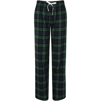 Textiel Dames Broeken / Pantalons Skinni Fit Tartan Groen