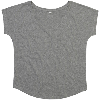 Textiel Dames T-shirts met lange mouwen Mantis M147 Grijs