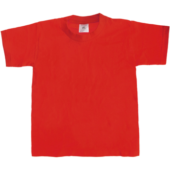 Textiel Kinderen T-shirts korte mouwen B And C TK301 Rood