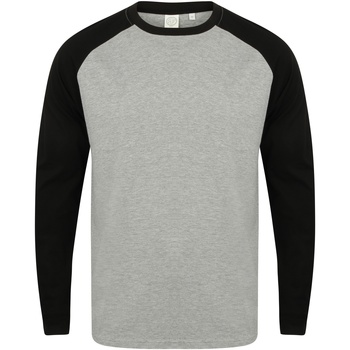 Textiel Heren T-shirts met lange mouwen Skinni Fit SF271 Zwart