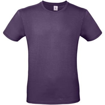 Textiel Heren T-shirts met lange mouwen B And C TU01T Violet