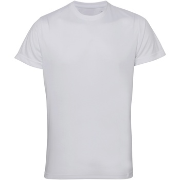 Textiel Heren T-shirts korte mouwen Tridri TR010 Wit