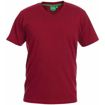 Textiel Heren T-shirts met lange mouwen Duke Signature-2 Rood