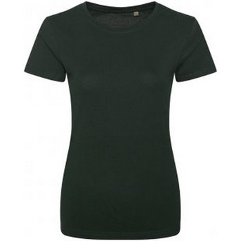 Textiel Dames T-shirts met lange mouwen Ecologie EA01F Groen