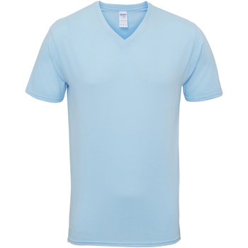 Textiel Heren T-shirts korte mouwen Gildan 41V00 Blauw