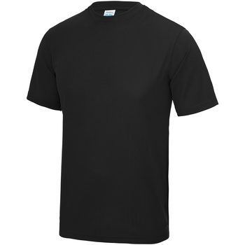 Textiel Heren T-shirts met lange mouwen Awdis JC001 Zwart