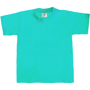 Textiel Kinderen T-shirts korte mouwen B And C Exact 190 Blauw