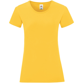 Textiel Dames T-shirts met lange mouwen Fruit Of The Loom 61432 Multicolour