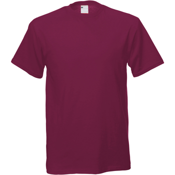 Textiel Heren T-shirts korte mouwen Universal Textiles 61082 Rood
