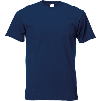 Textiel Heren T-shirts korte mouwen Universal Textiles 61082 Blauw