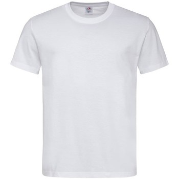 Textiel T-shirts met lange mouwen Stedman  Wit