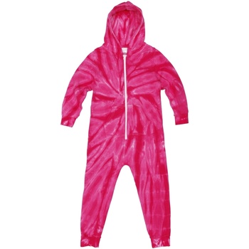 Textiel Kinderen Pyjama's / nachthemden Colortone Die Tye Rood