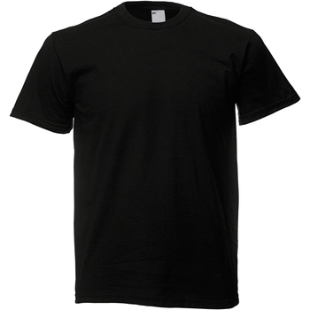 Textiel Heren T-shirts korte mouwen Universal Textiles 61082 Zwart