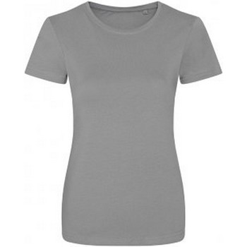 Textiel Dames T-shirts met lange mouwen Ecologie EA01F Grijs