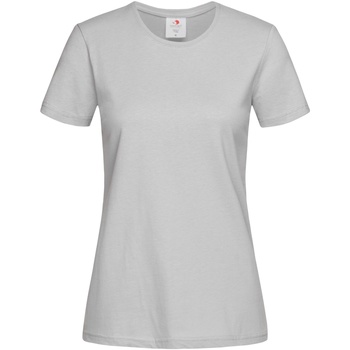 Textiel Dames T-shirts met lange mouwen Stedman  Grijs