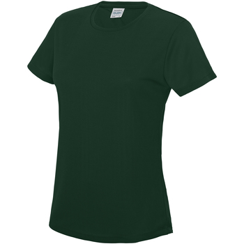 Textiel Dames T-shirts met lange mouwen Awdis JC005 Groen