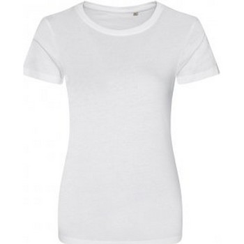 Textiel Dames T-shirts met lange mouwen Ecologie EA01F Wit