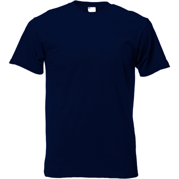 Textiel Heren T-shirts korte mouwen Universal Textiles 61082 Blauw
