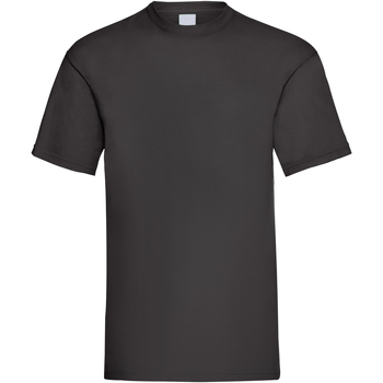 Textiel Heren T-shirts korte mouwen Universal Textiles 61036 Zwart