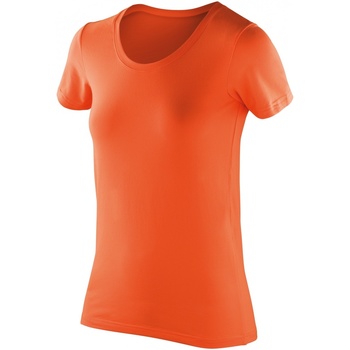 Textiel Dames T-shirts met lange mouwen Spiro S280F Oranje