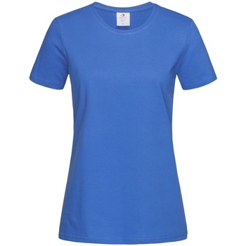 Textiel Dames T-shirts met lange mouwen Stedman Comfort Blauw