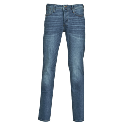 Textiel Heren Skinny jeans Jack & Jones JJITIM Blauw / Donker