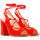 Schoenen Dames Sandalen / Open schoenen Made In Italia - linda Rood