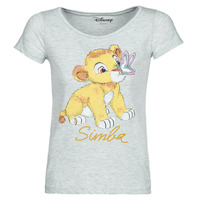 Textiel Dames T-shirts korte mouwen Yurban THE LION KING Grijs