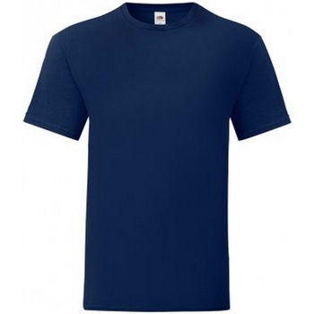 Textiel Heren T-shirts met lange mouwen Fruit Of The Loom 61430 Blauw