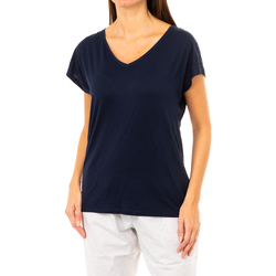 Textiel Dames T-shirts met lange mouwen Tommy Hilfiger 1487904682-416 Blauw