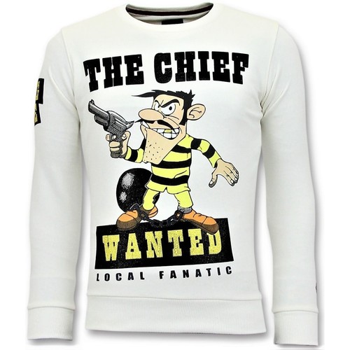 Textiel Heren Sweaters / Sweatshirts Local Fanatic Rhinestones The Chief Wanted Wit