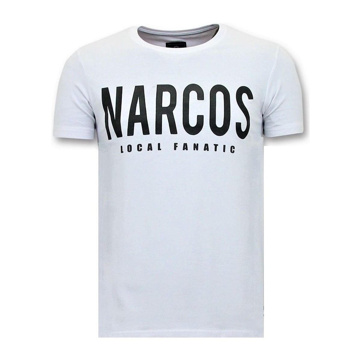 Textiel Heren T-shirts korte mouwen Local Fanatic Narcos Pablo Escobar Wit
