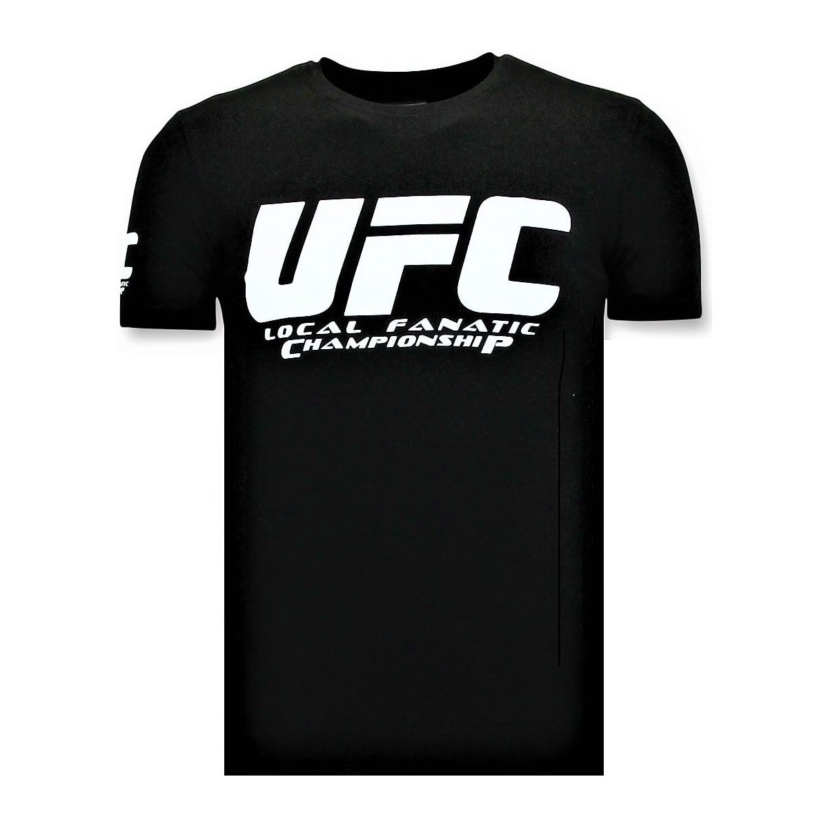 Textiel Heren T-shirts korte mouwen Local Fanatic UFC Championship Print Zwart