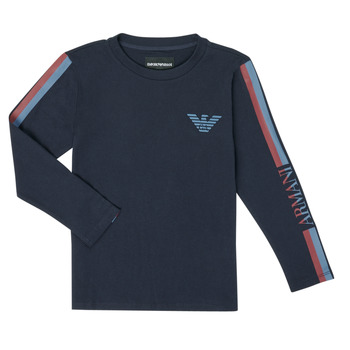 Textiel Jongens T-shirts met lange mouwen Emporio Armani 6H4TJD-1J00Z-0920 Marine