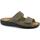 Schoenen Heren Leren slippers Grunland GRU-CCC-CE0159-KA Beige