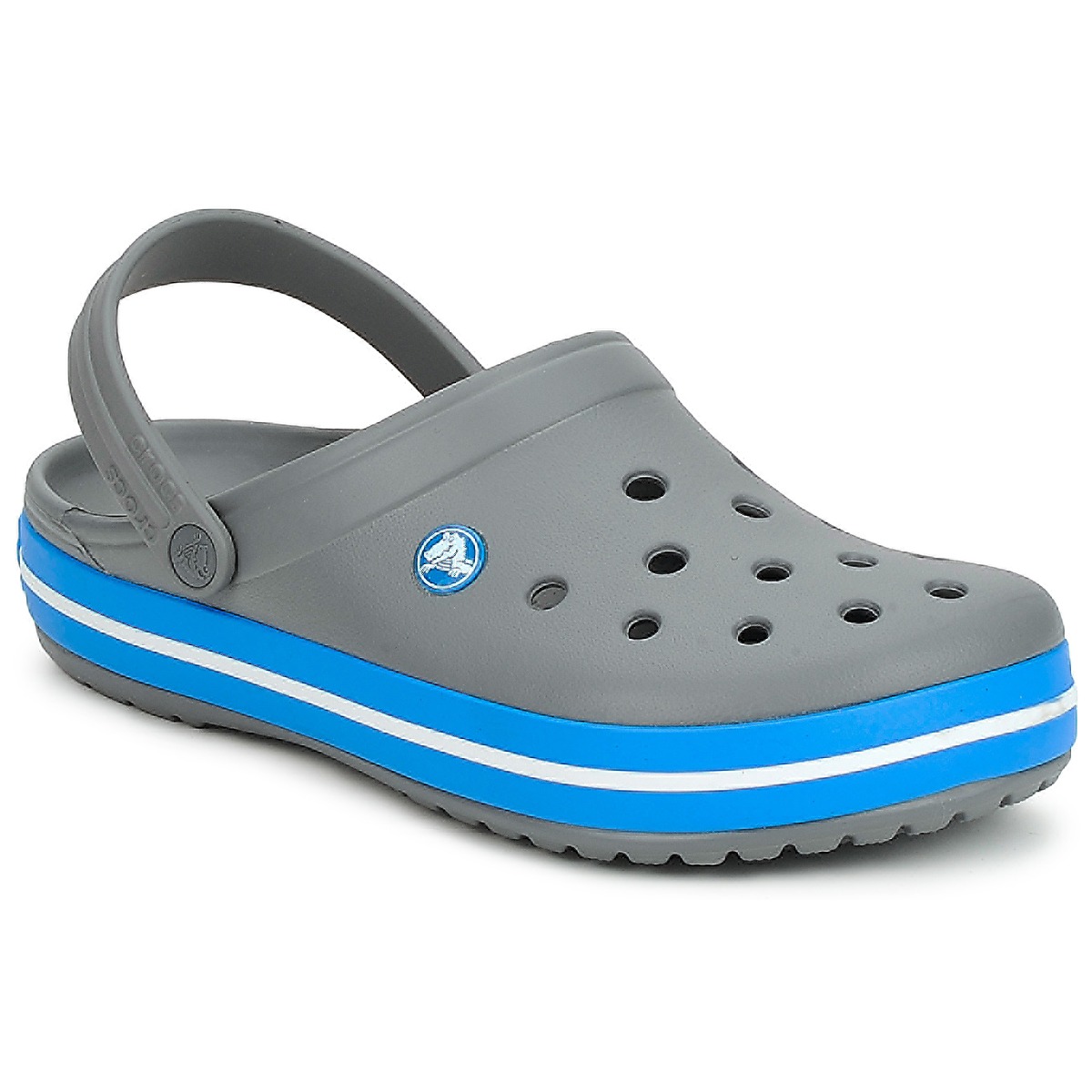 Crocs Crocband Clogs sandalen grijs/blauw Maat 47-48