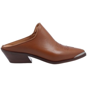 Schoenen Dames Sandalen / Open schoenen Alpe Zuecos Tejanos Casual para Mujer de Alpe 4591 Bruin
