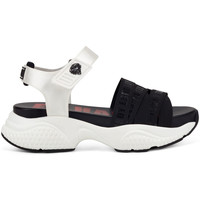 Schoenen Dames Sandalen / Open schoenen Ed Hardy - Overlap sandal black/white Wit