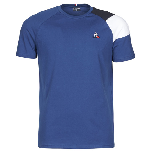 Textiel Heren T-shirts korte mouwen Le Coq Sportif ESS TEE SS N°10 M Blauw