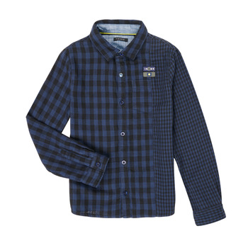 Textiel Jongens Overhemden lange mouwen Ikks XR12123 Blauw