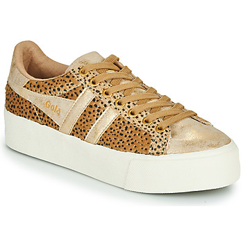 Schoenen Dames Lage sneakers Gola ORCHID PLATEFORM SAVANNA Goud / Cheetah