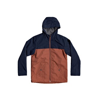 Textiel Jongens Wind jackets Quiksilver WAITING PERIOD Marine / Bruin