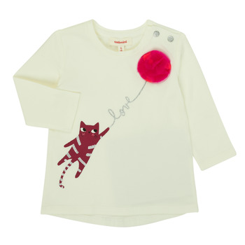 Textiel Meisjes T-shirts met lange mouwen Catimini CR10063-11 Roze