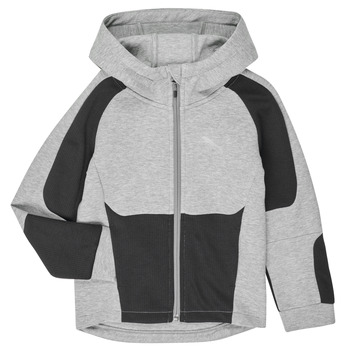 Textiel Jongens Sweaters / Sweatshirts Puma EVOSTRIPE HOODED JACKET Grijs