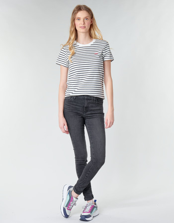 Textiel Dames Skinny Jeans Levi's 720 HIGH RISE SUPER SKINNY Gerookt / Out